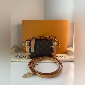 LOUIS VUITTON Monogram Side Trunk PM Full Set